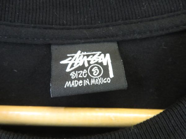 9210b10* хорошая вещь. * Mexico производства *STUSSY Stussy футболка с длинным рукавом S/ cut and sewn / long футболка / жакет / блузон / Old / мужской / мужчина 