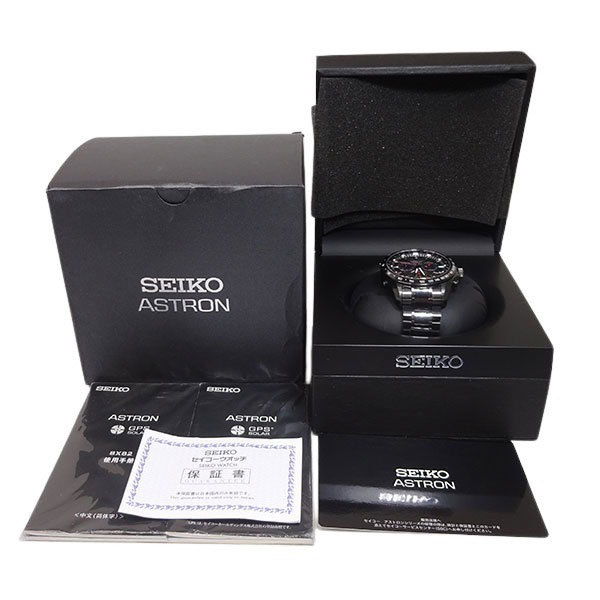 SEIKO セイコー アストロン SBXB031/8X82-0AH0-1 ブラック セラミック GPS ソーラー メンズ 腕時計【中古】_画像6