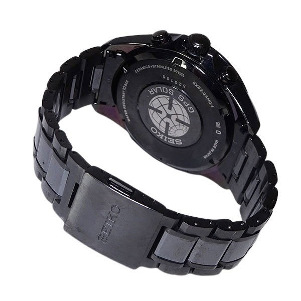 SEIKO セイコー アストロン SBXB031/8X82-0AH0-1 ブラック セラミック GPS ソーラー メンズ 腕時計【中古】_画像4