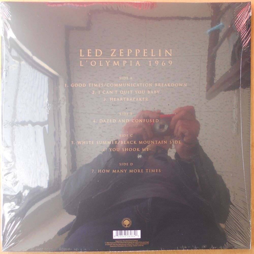 ■新品■Led Zeppelin レッド・ツェッペリン/L'Olympia 1969(2LPs)_画像2