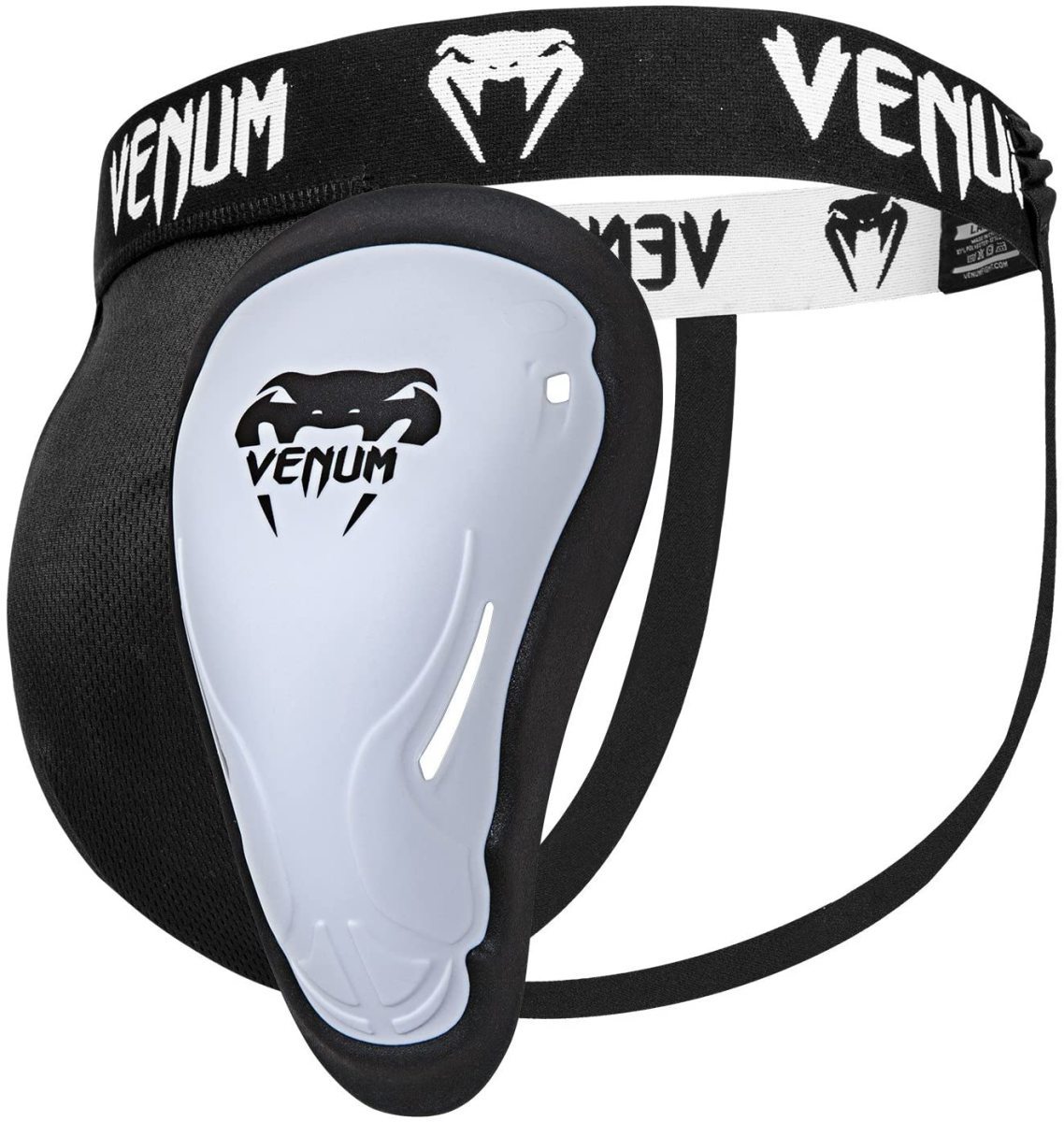 ヴェヌム VENUM ヴェナム Challenger ファールカップ付きサポーター 総合格闘技 空手 キックボクシング ボクシング 白 XL_画像1