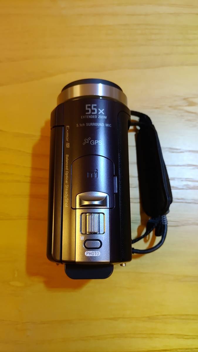 ★★１円スタート★★　SONY Handyam HDR-CX430V　中古　予備バッテリー２個、SDカード付（128GB）_画像4