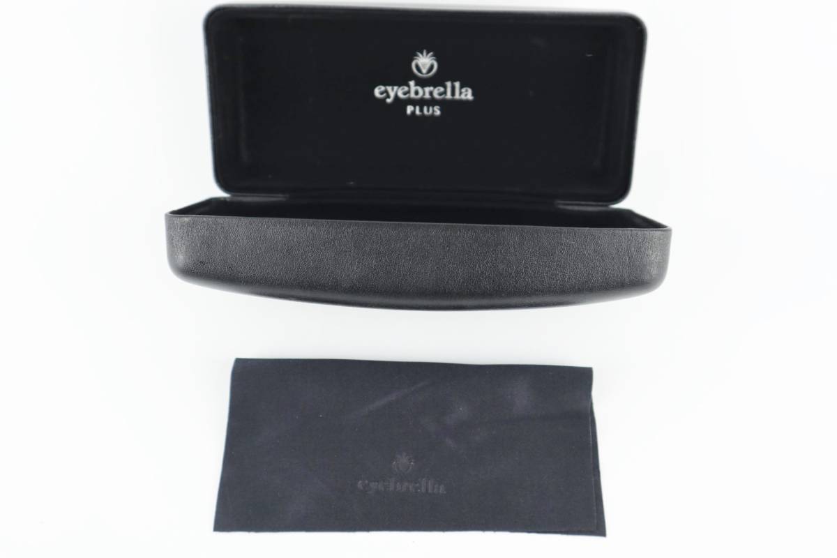 eyebrella アイブレラ　PLUS EB-14S サングラス　C01　63口12-130　ブラウン　箱付き　美品_画像10