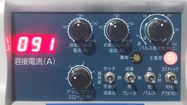 【1円スタート！】ダイヘン TIG溶接用直流電源 TIG溶接機 VRTPM-202 (S-2) 単相100V/200V兼用 動作良好 A0166_画像3