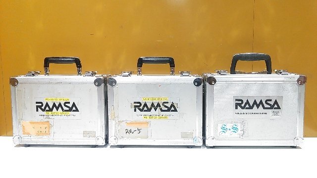 【1円スタート！】Panasonic RAMSA ワイヤレスマイクロフォン WX-RB400 / レシーバー WX-RB700 セット 動作良好 A0415_画像10