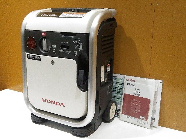 【美品/1円スタート！】HONDA 本田技研工業 ポータブル発電機 enepo エネポ EU9iGB カセットボンベ 非常用電源 動作良好 T1107_画像1