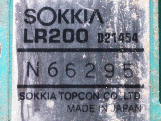 (１円スタート！) SOKKIA ソキア LP415 自動整準レベルレーナ レーザーレベル /受光器 LR200 ※ジャンク　A0438_画像8