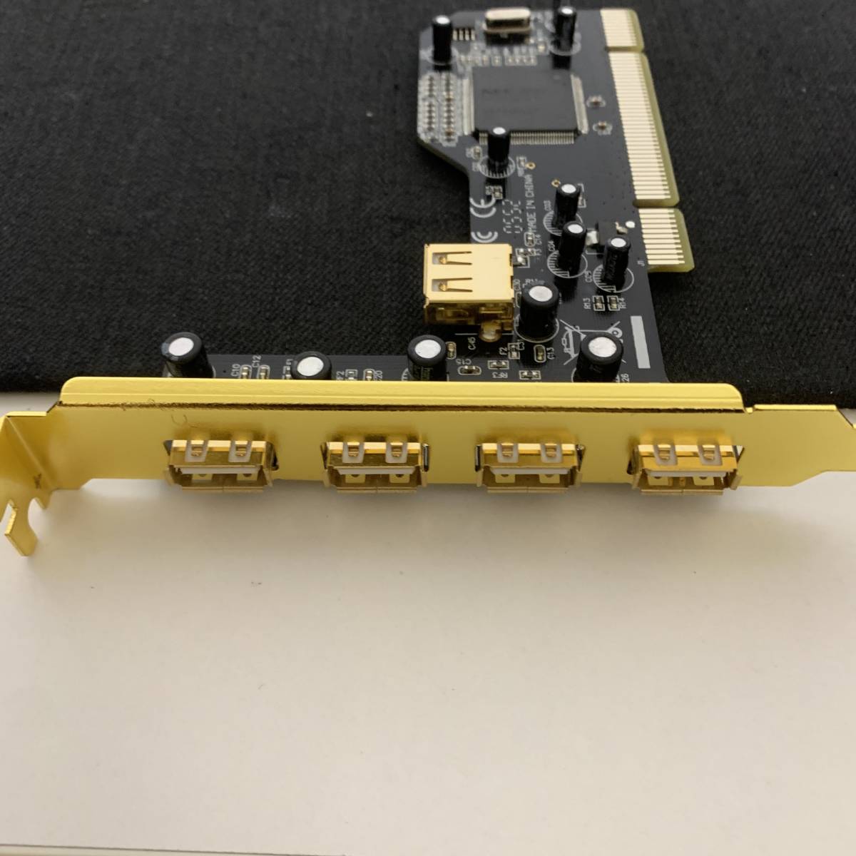 K459　AREA　SPOLIER2　GOLD　Limited　Edition　USB2.0　PCI接続カード　動作未確認_画像4