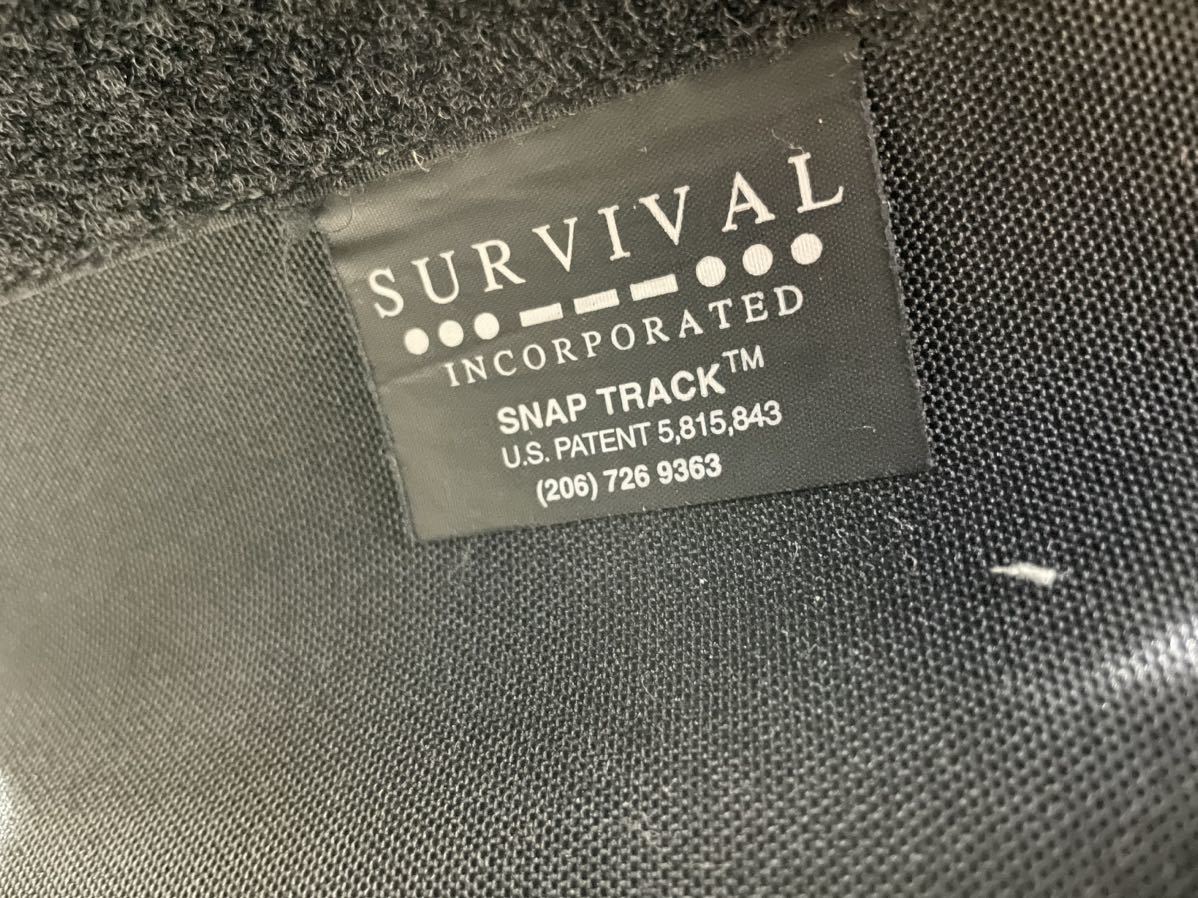 実物 SURVIVAL INC ボディアーマー LEVEL IIIA BODY ARMOR VEST ブラック SEALs ODA PJ DELTA FBI 防弾プレート入り rare_画像3