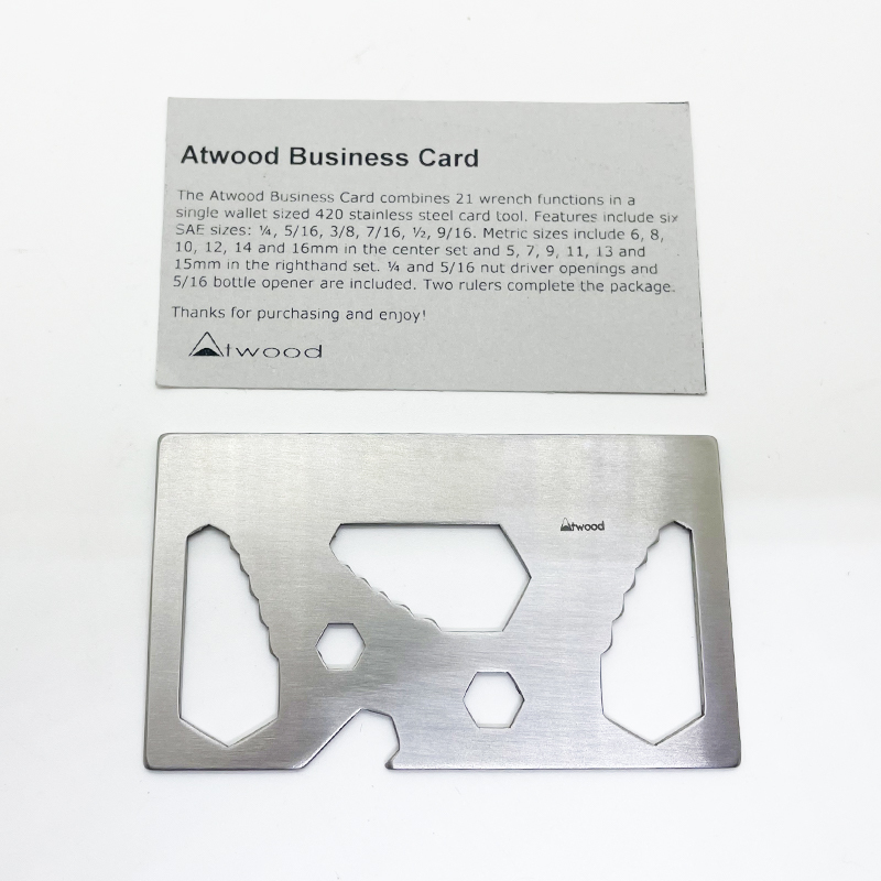 Peter Atwood Business Card / ピーター アトウッド TAD GEAR EDCツール maratac マラタック_画像1