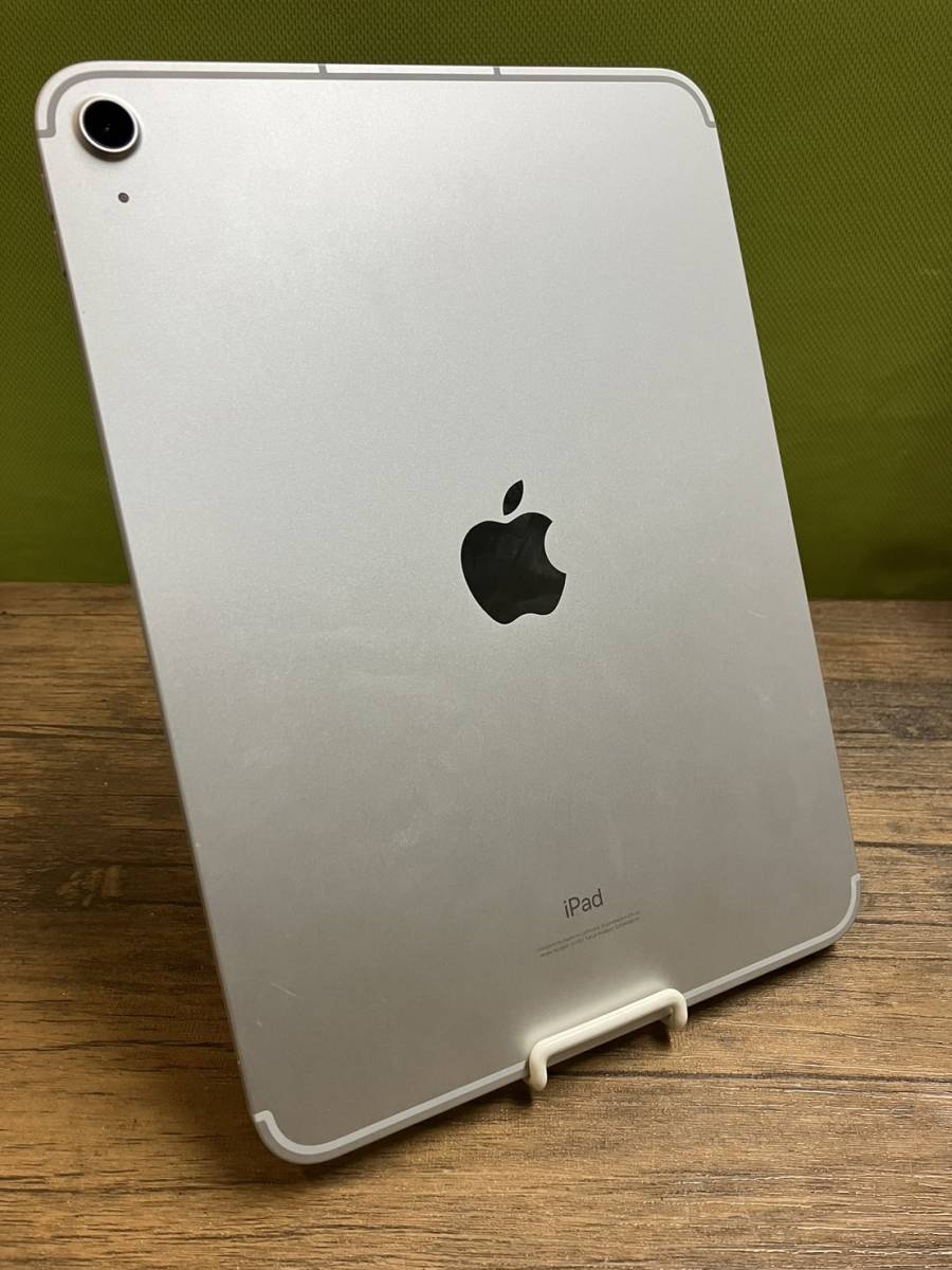 【極美品　SIMフリー】iPad第10世代 64GB シルバー 10.9インチ Wi-Fi+Cellularモデル MQ6J3J/A 中古 美品 99.6％　 充電35回　即決あり！_画像2