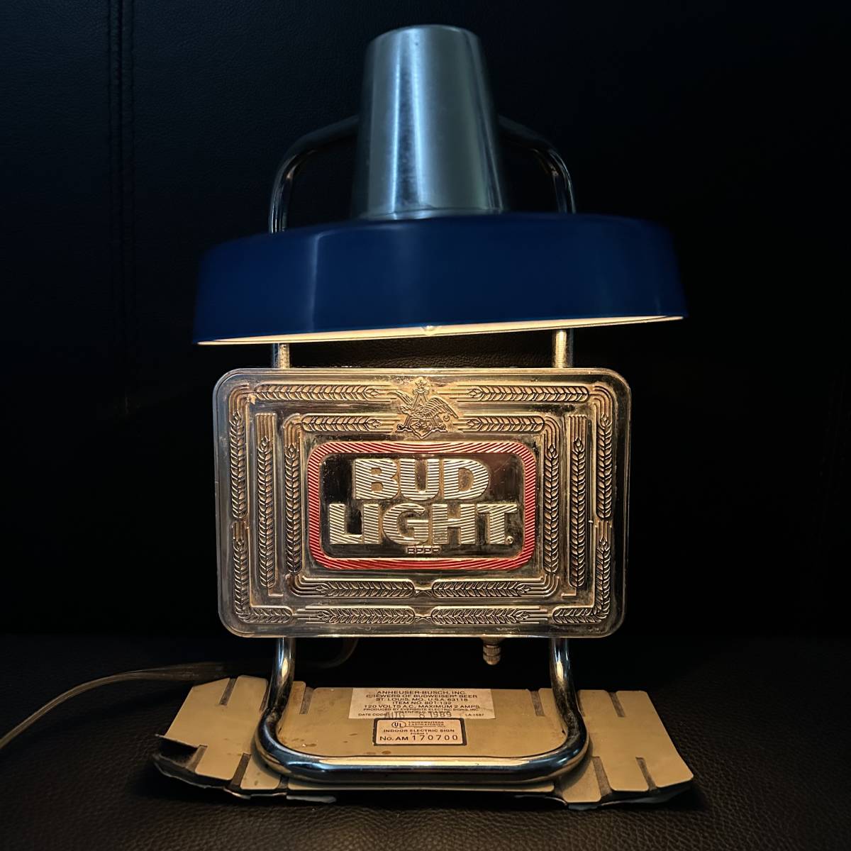 激レア/ビンテージ★Budweiser Budlight Beer　バドワイザー　バドライト ビール　照明　 バー　サイン　ランプ　ライト★