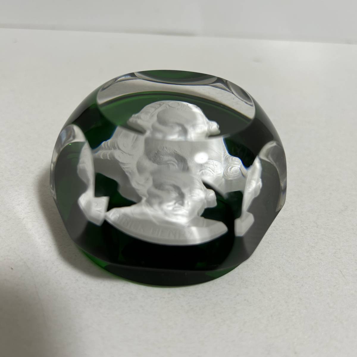 *Baccarat baccarat crystal paperweight Llimited Edition/ Patrick * Henry Patrick Henry*