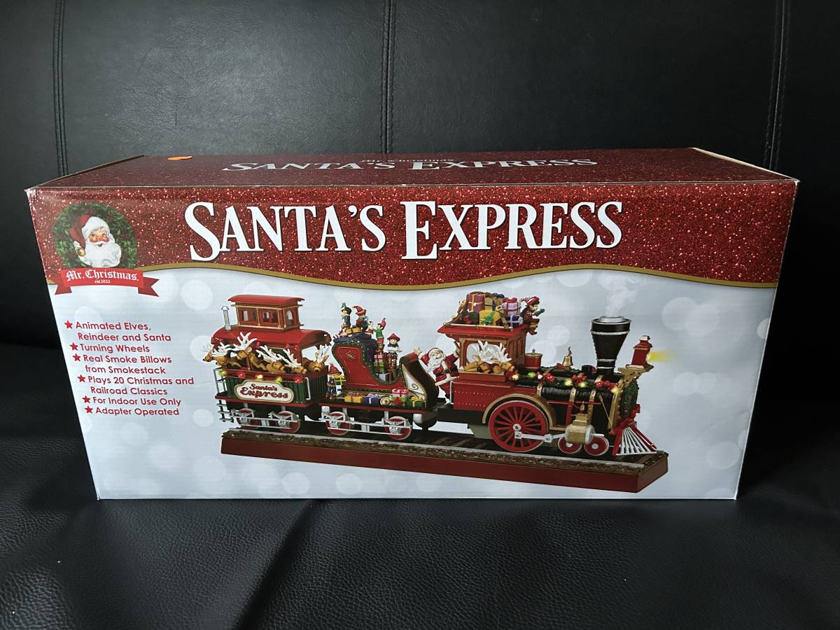 未使用品/激レア★ミスタークリスマス Mr.Christmas /SANTA'S EXPRESS サンタ トレイン エクスプレス 機関車 オルゴール★_画像2