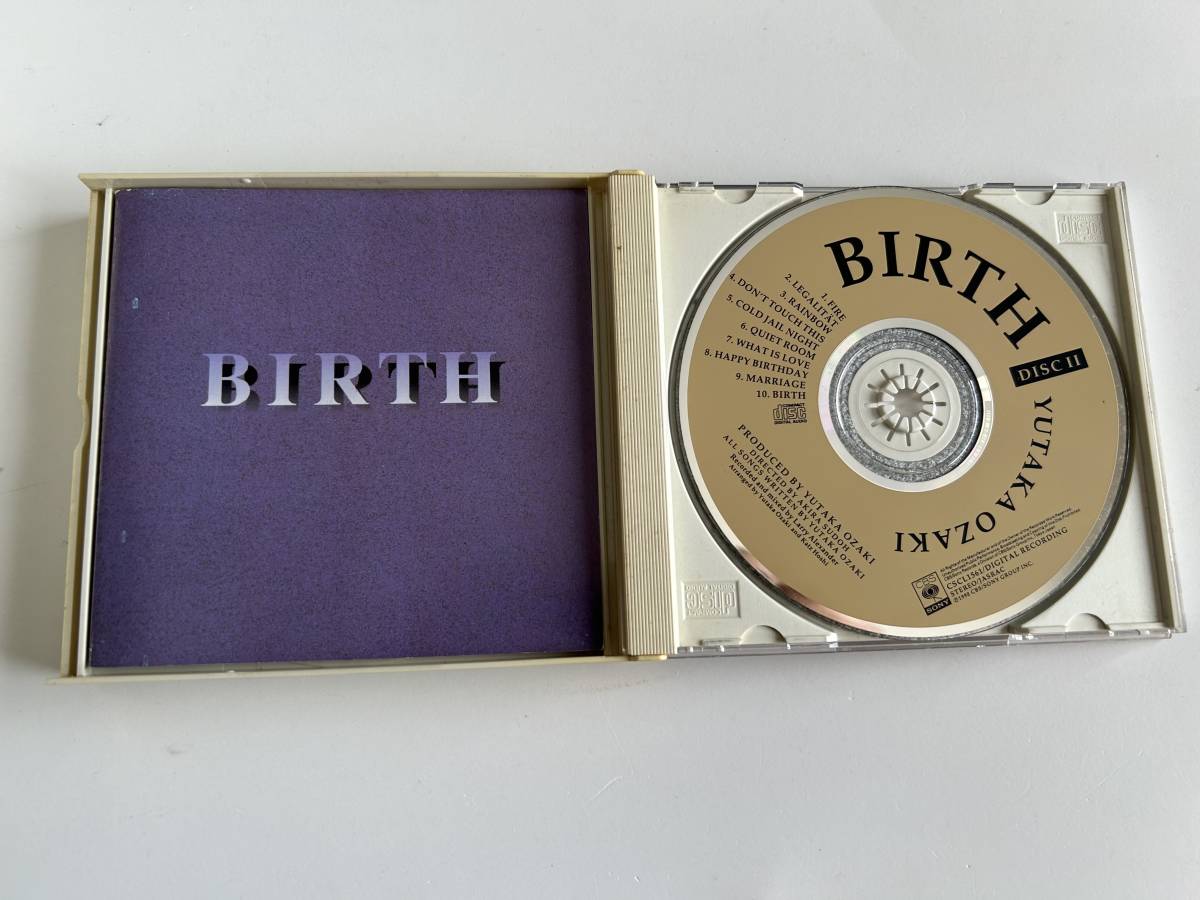 帯付きです☆☆☆2CD　尾崎豊 BIRTH / 誕生 バース☆☆☆_画像4