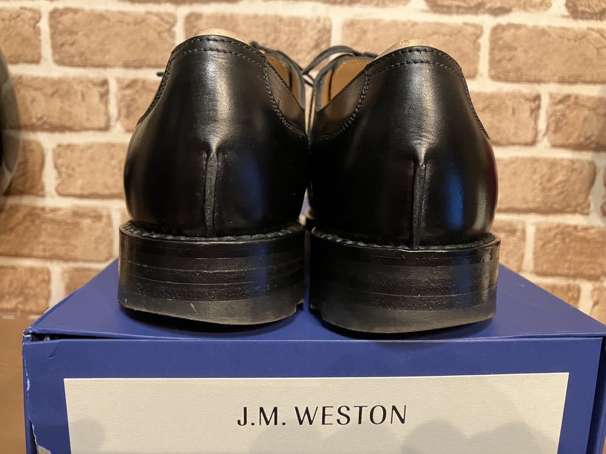 J.M.WESTON 641 Golf black men's size6D secondhand goods 