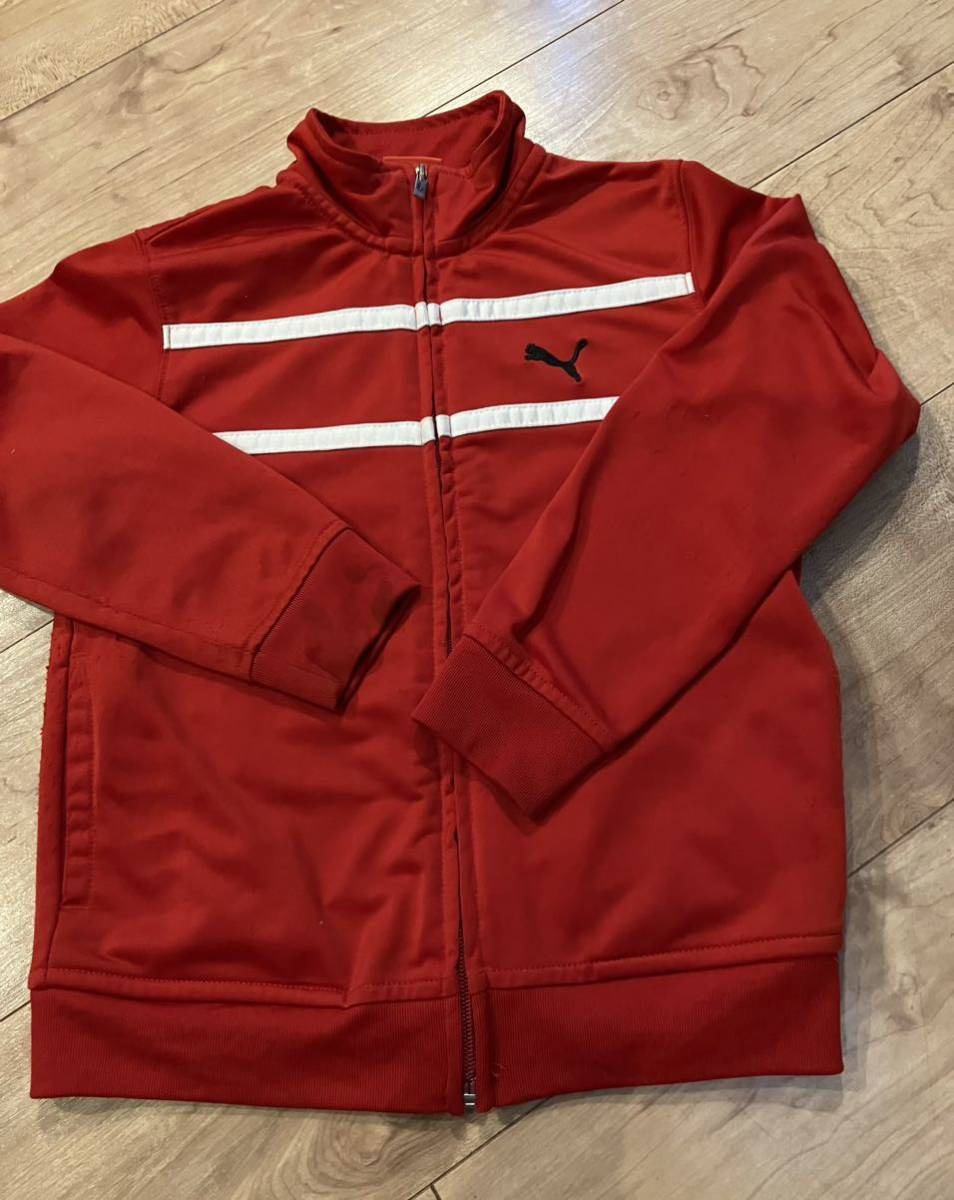  Puma puma jersey Parker outer Zip up 120cm PUMA sport red 