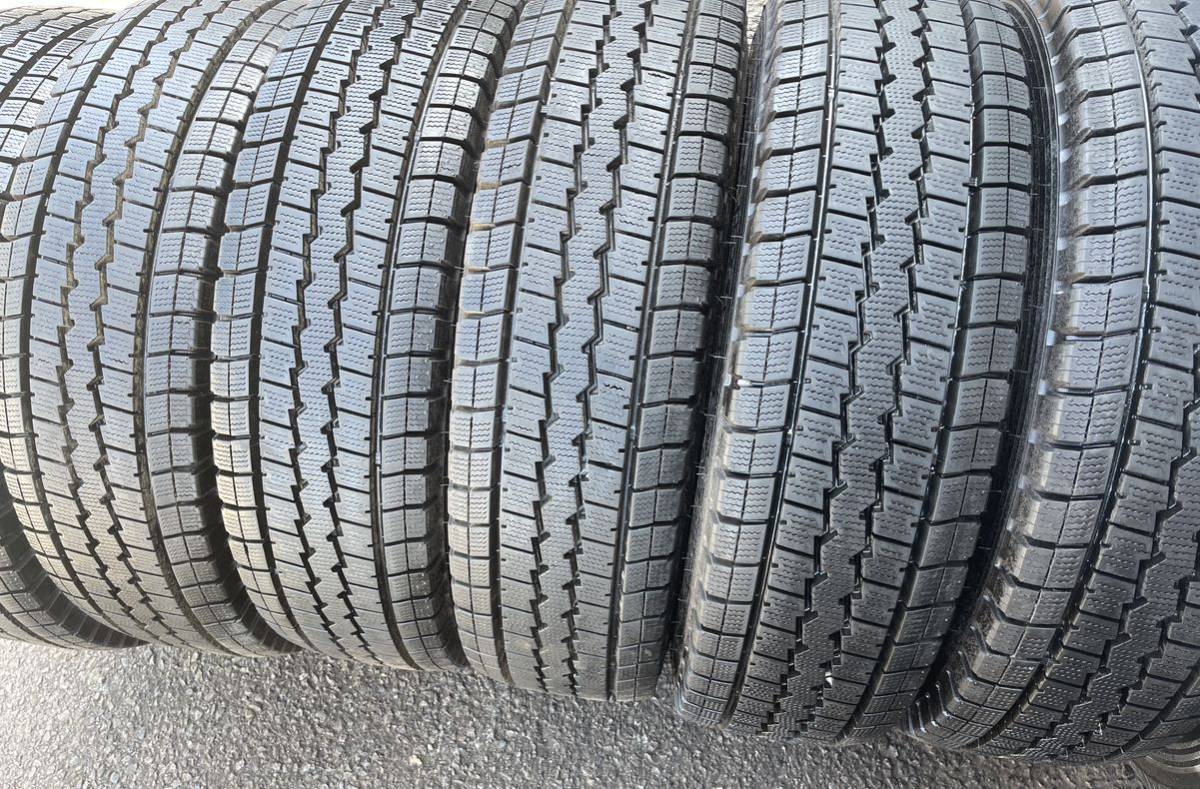 195/70R17.5 112/110 LT ダンロップ WINTER MAXX LT03 スタッドレス 2021年製 キャンター DUA 17.5×5.25 115-8TC TOPY製 再塗装 6本の画像7