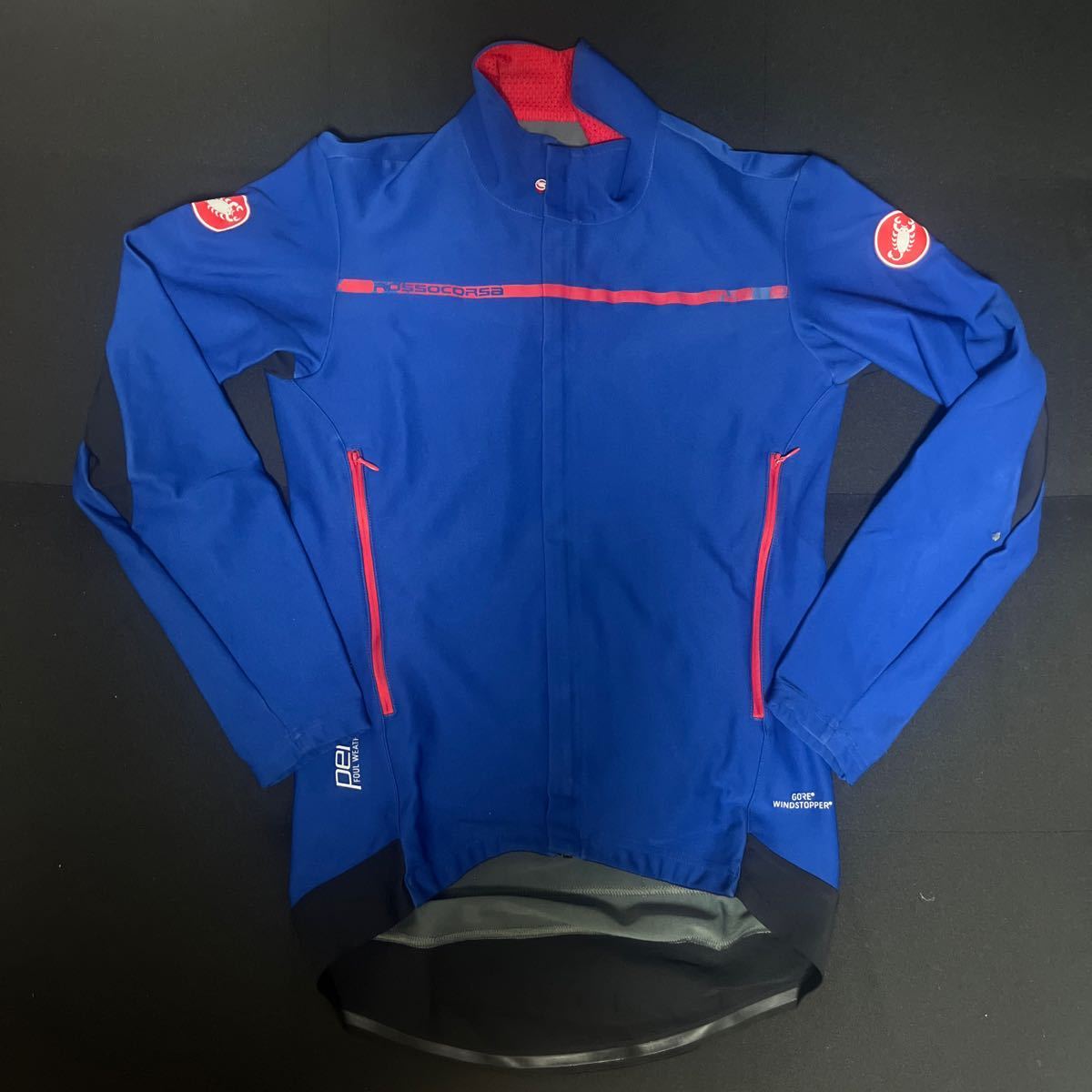 カステリ PERFETTO LSジャケットS 防寒 防風 防雨 Castelli モルドバ製 チームスカイ_画像1