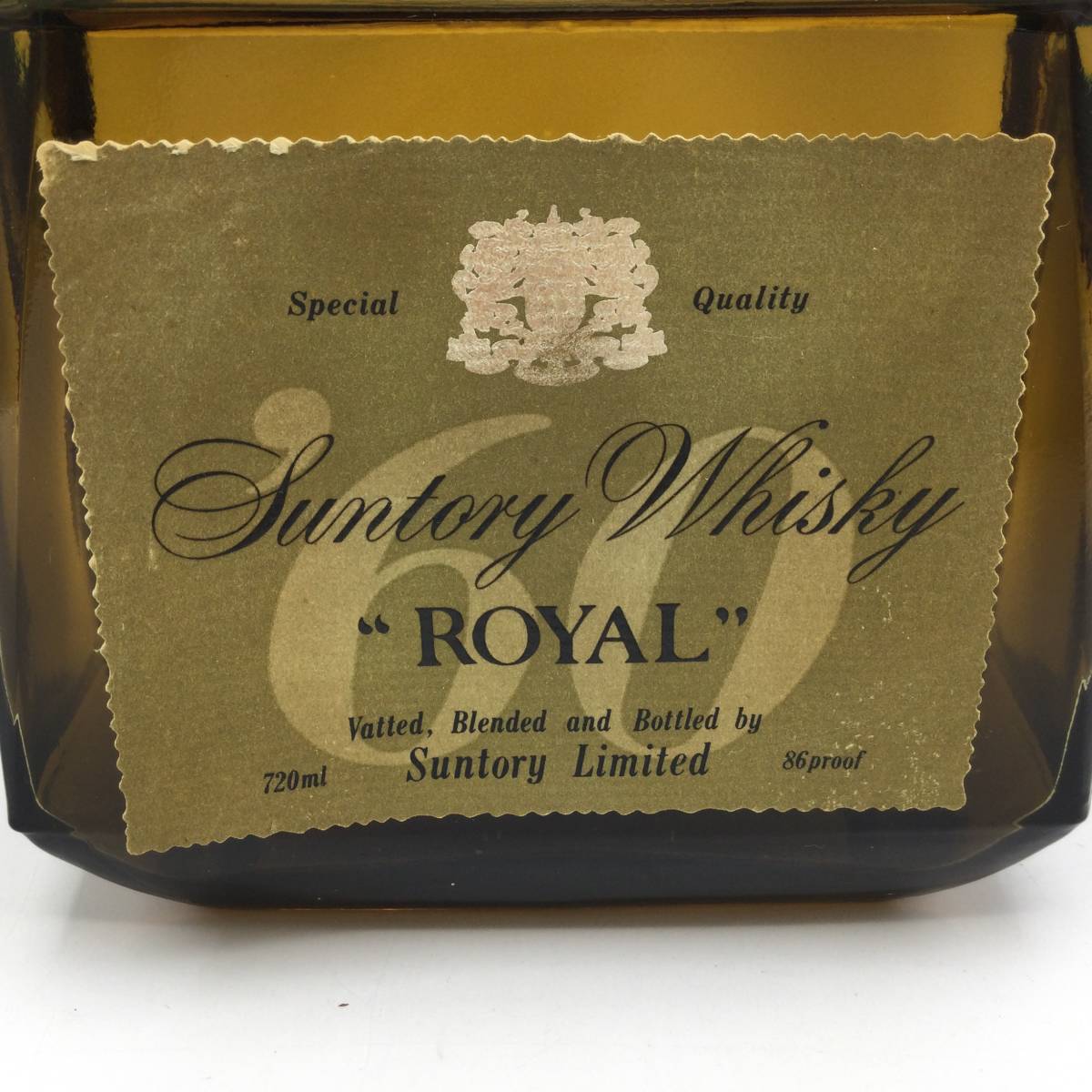 GG95■［東京都内限定発送］未開栓 SUNTORY サントリー WHISKY ウイスキー ROYAL ローヤル '60 720ml 43% 国産 古酒 ■_画像6