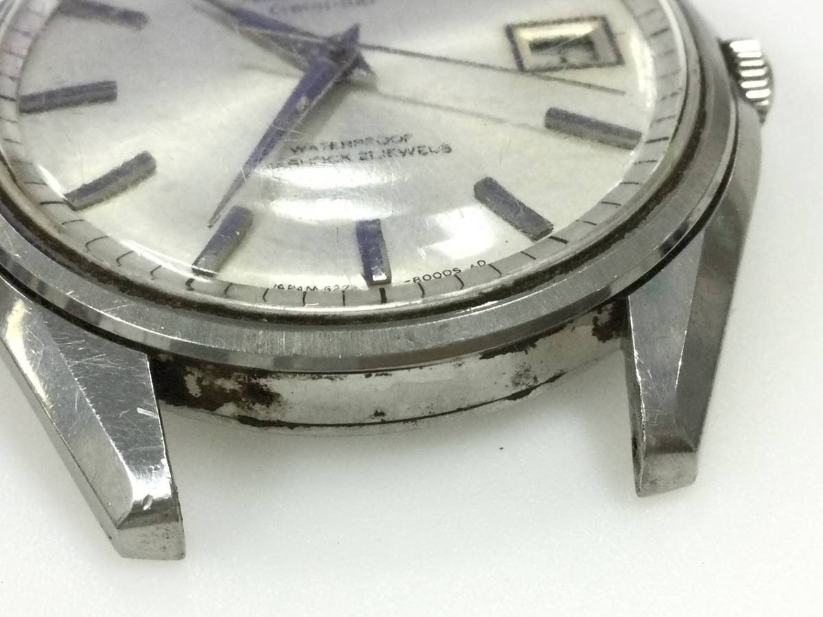 PP63□＜手巻き/稼働＞腕時計 本体のみ SEIKO Skyliner セイコー スカイライナー 6222-8000 21石 メンズ デイト 現状品 □_画像6