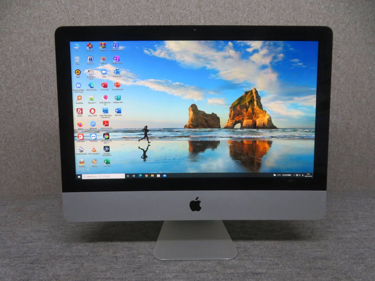 iMac 究極PC ◆ CS6 ＆ Office付き ★PC1台で、ダブル macOS & Windows10◆ 高性能 Core i5 4CPU / 爆速 SSD 512GB / 8GB◆ A1311 21.5型_◆PC1台で,ダブルmacOS & Winが使用出来る