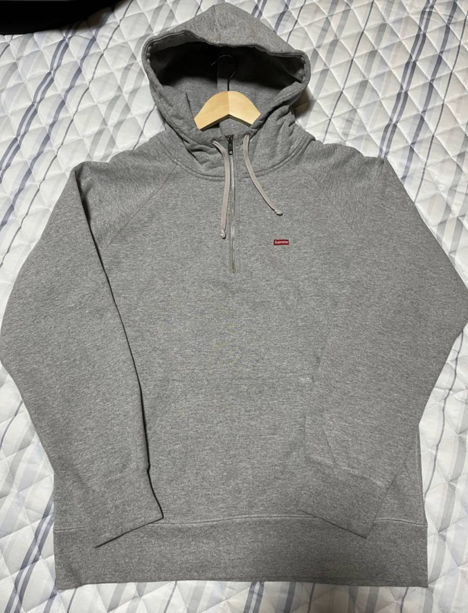 送料込み】 Supreme Small Box Logo Half Zip Hoodie