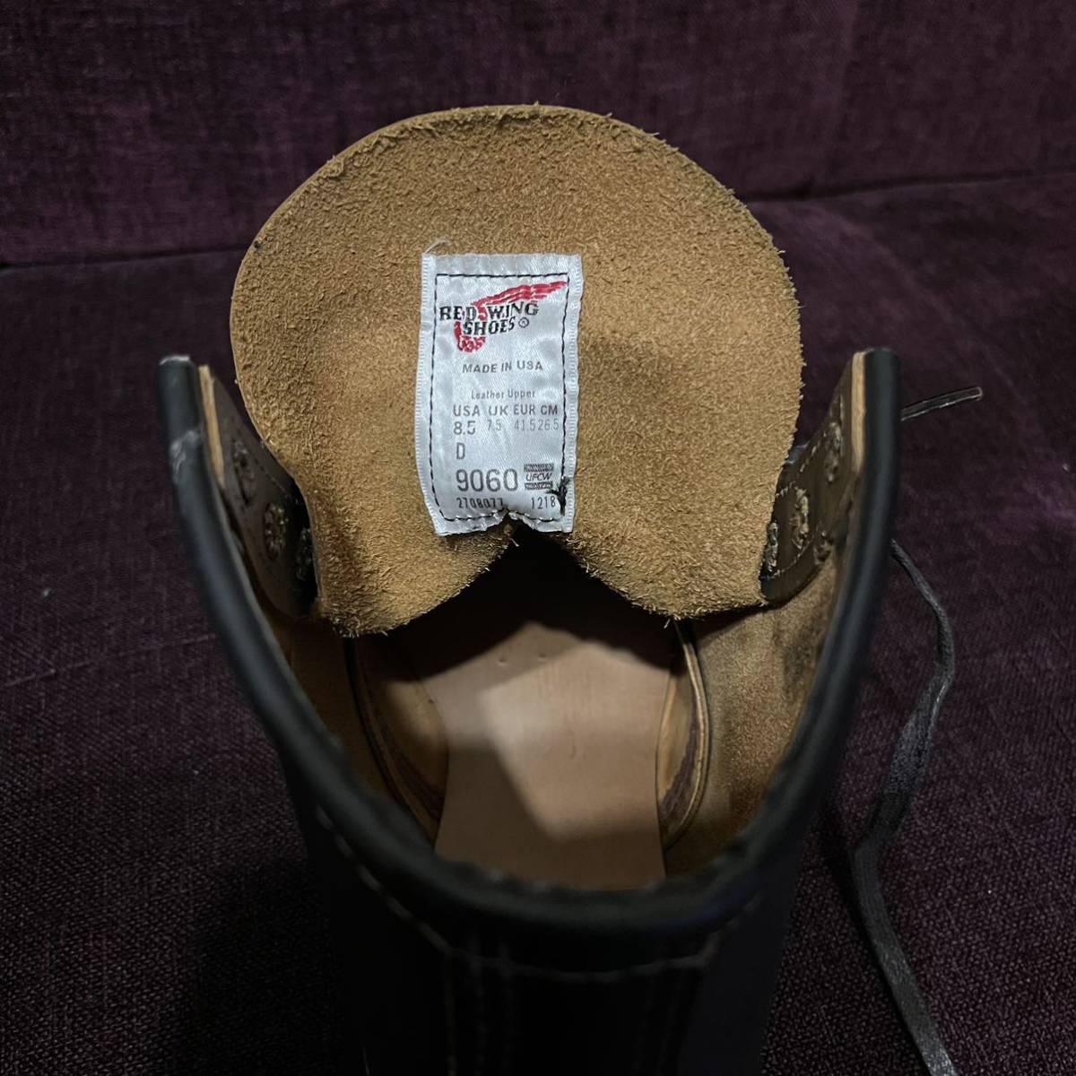 最終値下げ 美品 RED WING / レッドウイング9060 BECKMAN FLAT BOX ベックマン フラットボックス【8.5D】26〜26.5㎝ 茶芯 9268 8 8D 9_画像6