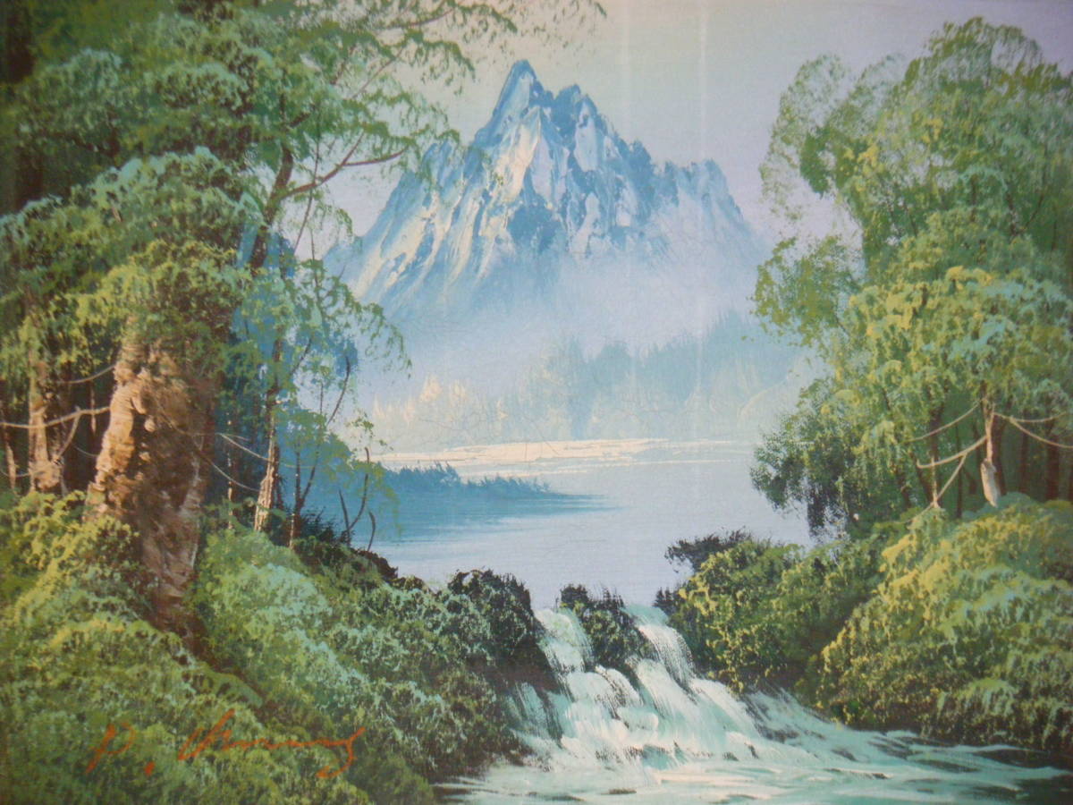 真作】絵画 作者不詳 サイン有 油彩8号 風景画 古美術 R120 - 絵画 真作】絵画 作者不詳 サイン有 油彩8号 風景画 古美術 R120 - 絵画