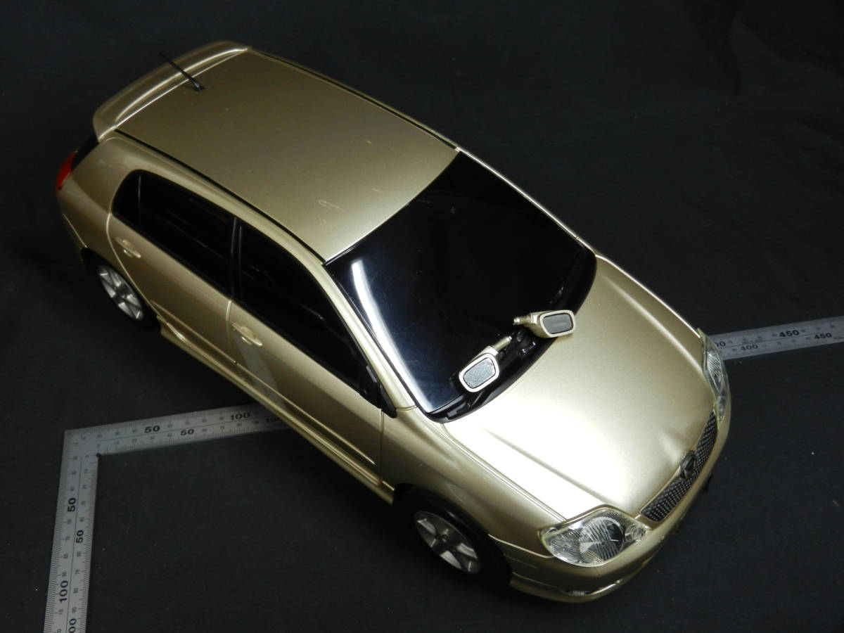 1/10 トヨタ カローラ ランクス 店頭用 大型 ミニカー 中古 箱なし TOYOTA COROLLA RUNX_画像8