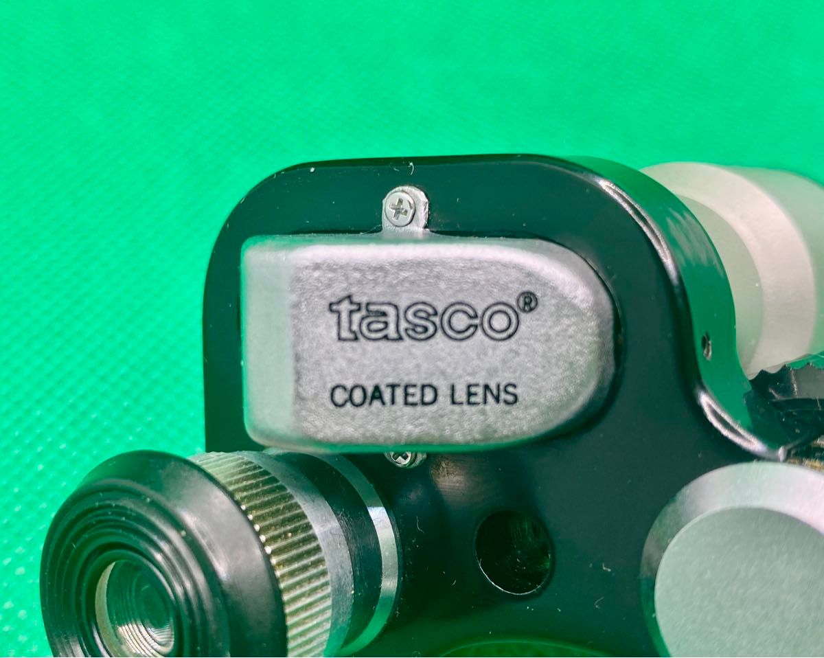 TASCO   MODEL NO.502   双眼鏡　8×20   金属性小型　1983年頃　昭和のレトロモデル　JAPAN仕様