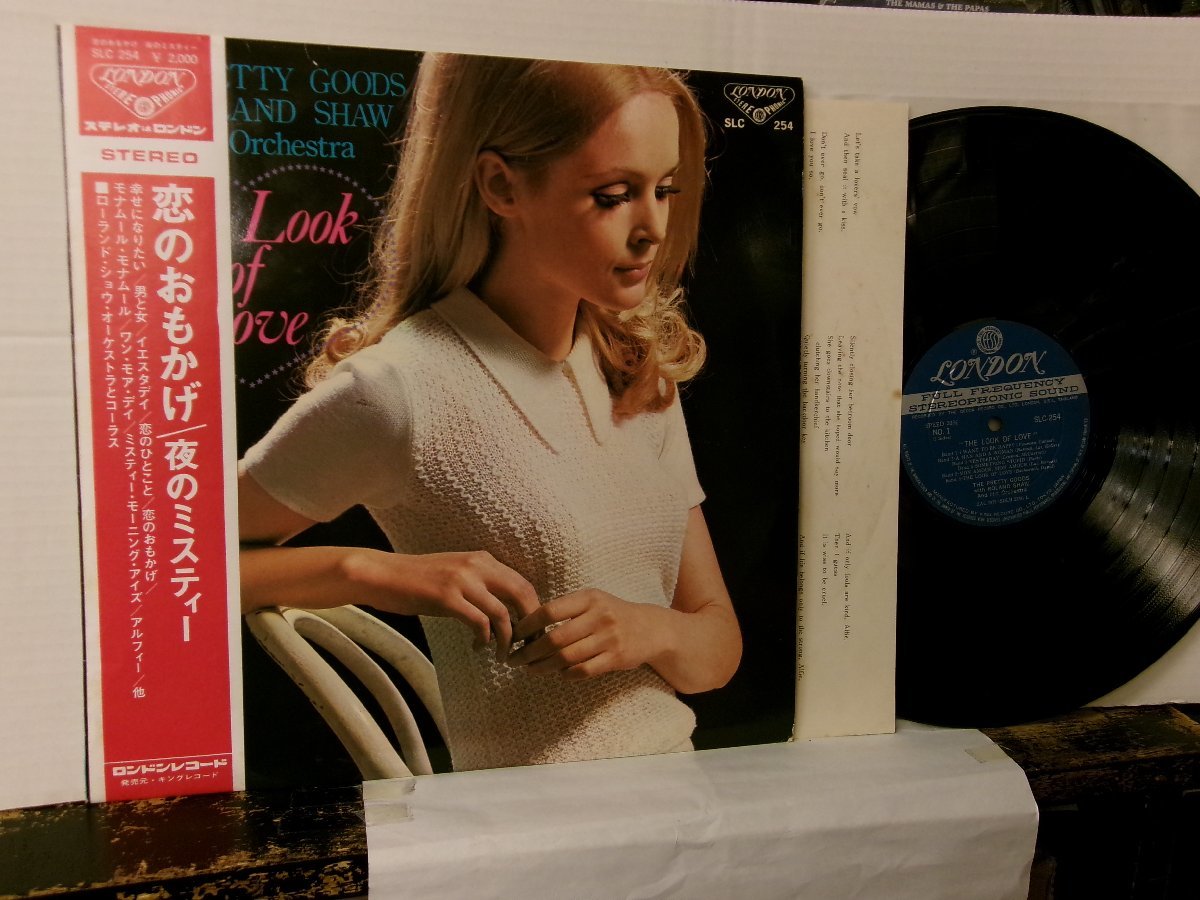 ▲帯付LP ローランド・ショウ・オーケストラとコーラス / 恋のおもかげ / 夜のミスティ 国内盤 キングレコード株式会社 SLC 254 ◇r60115_画像1