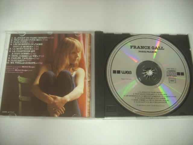 ■ 輸入GERMANY盤 CD FRANCE GALL / PARIS FRANCE IL JOUAIT DU PIANO DEBOUT フランスギャル フレンチポップ WEA 2292-42151-2 ◇r60125_画像4