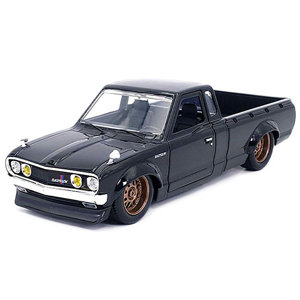 JADATOYS 1:24 JDM TUNERS 1972 Datsun 620 Pickup ミニカー BLACK_画像3