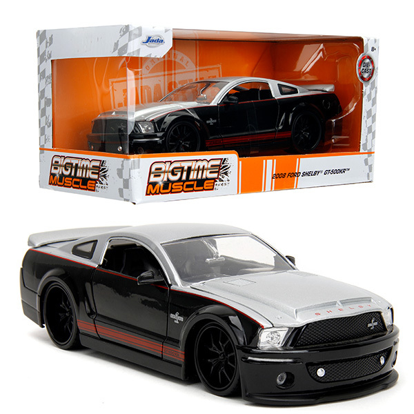 JADATOYS 1:24 BTM 2008 Ford Shelby GT-500KR ミニカー_画像2