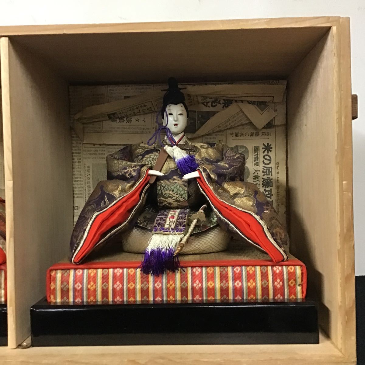 昭和十年製 京人形 平安田中彌 ひな祭り 雛人形 内裏雛 雛道具 昭和十年製 京人形 平安田中彌 ひな祭り 雛人形 内裏雛 雛道具
