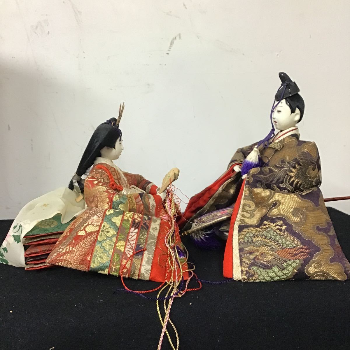昭和十年製 京人形 平安田中彌 ひな祭り 雛人形 内裏雛 雛道具 昭和十年製 京人形 平安田中彌 ひな祭り 雛人形 内裏雛 雛道具