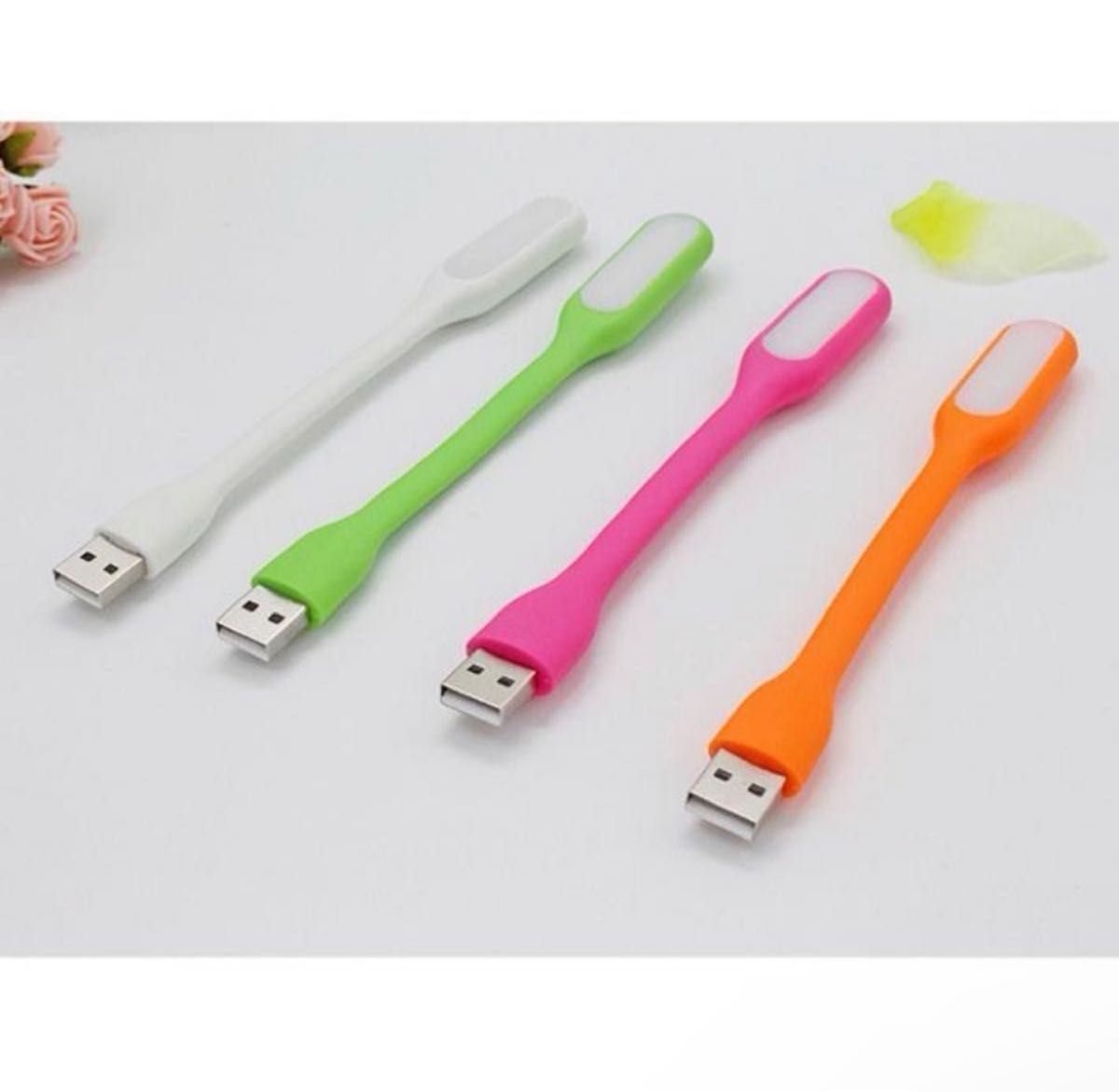 【新品未使用】USB接続LEDライトオレンジ１本USBライト LEDライト LED照明 クーポン使用で300円！