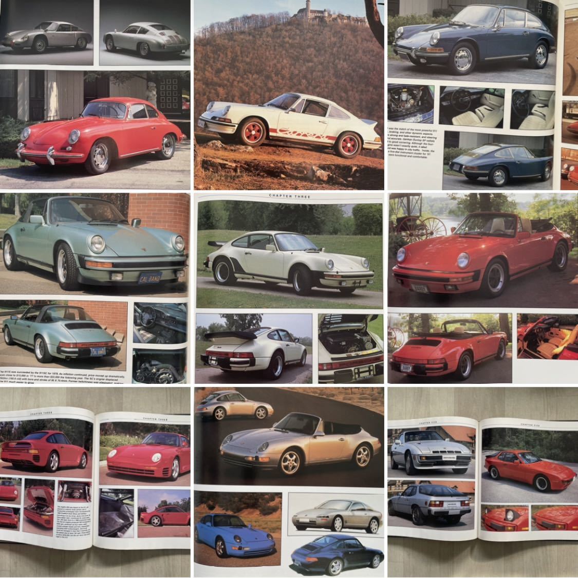 Porsche Chronicle by Auto Editors of Consumer Guide 1995年 ポルシェ クロニクル 911 914 924 944 968 928 カタログ 写真集 歴史 年代記_画像4