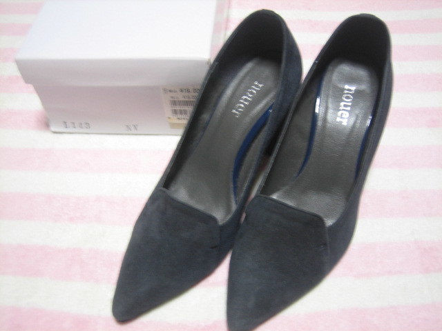  prompt decision * new goods *nouer pumps *SCOTCLUB series row size 37* navy blue 