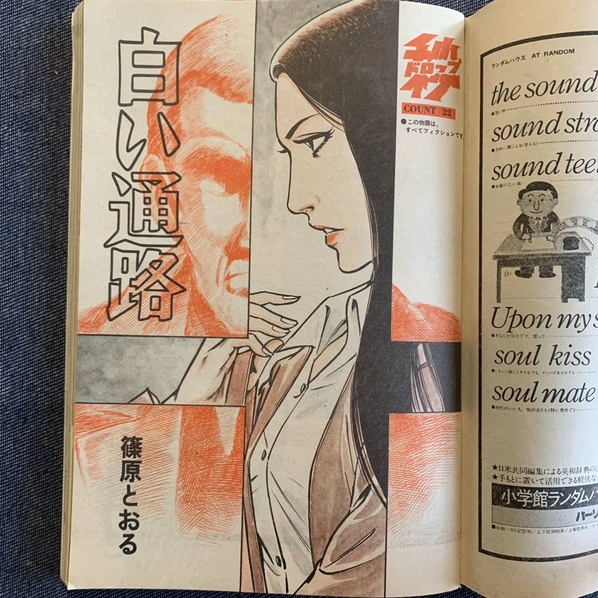 ビッグコミック 1976/12/25 昭和51年 読切-吾亦紅/牧美也子 MWムウ手塚治虫 バッコス白土三平 へい、お町/望月三起也 石森章太郎ちばてつや_画像6