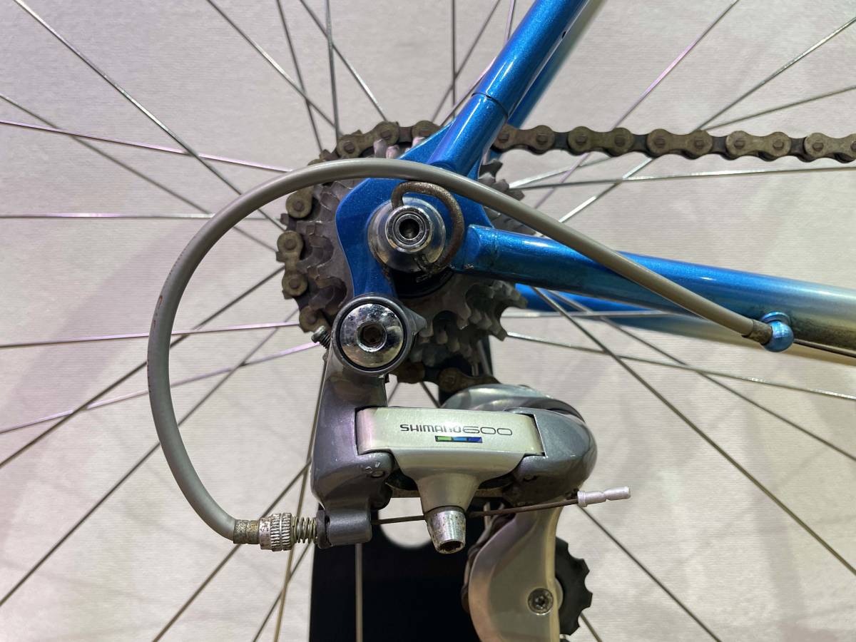 ■中古・希少ビンテージ■Panasonic パナソニック PRA-800 ORDER 90年頃 Wレバー SHIMANO DURA-ACE 7400 2×6s ロードバイク 完成車_画像9