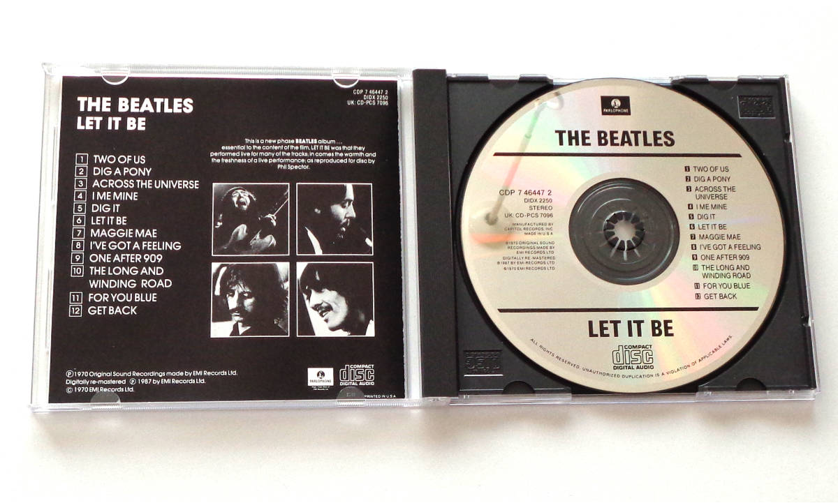 ★輸入CD『LET IT BE』THE BEATLES ★ザ・ビートルズ_画像2