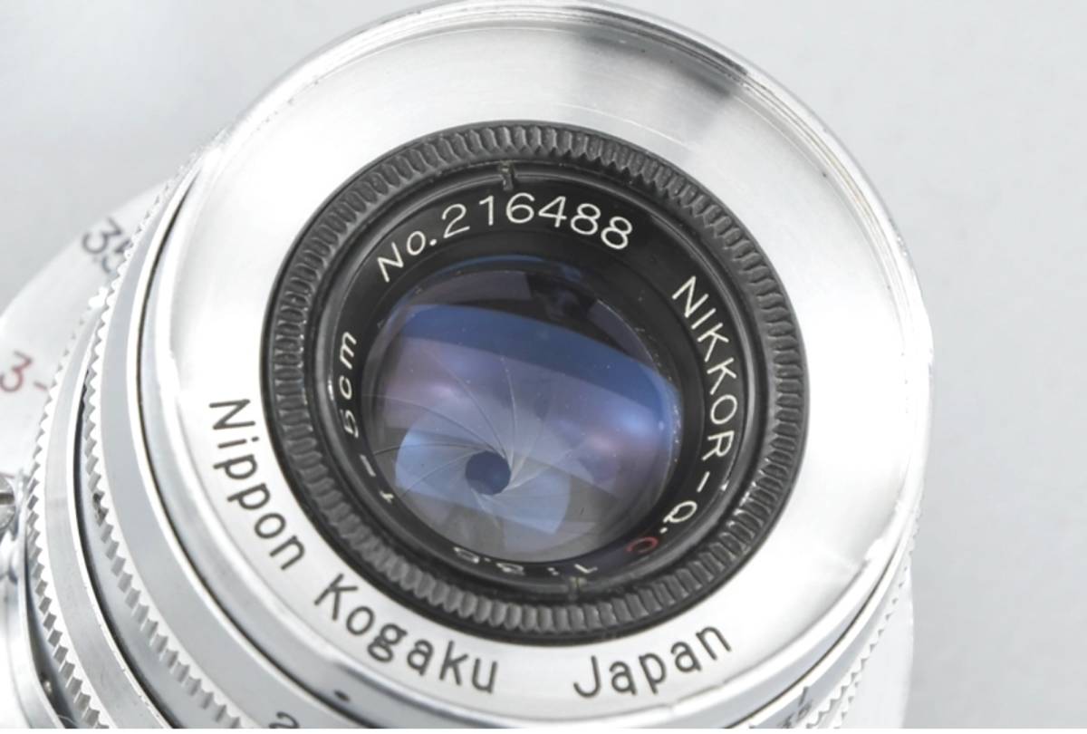 美品☆Nikon ニコン NIKKOR-Q・C 50mm 5cm F3.5 Lマウント L39 Nippon Kogaku Japan ##9087_画像10