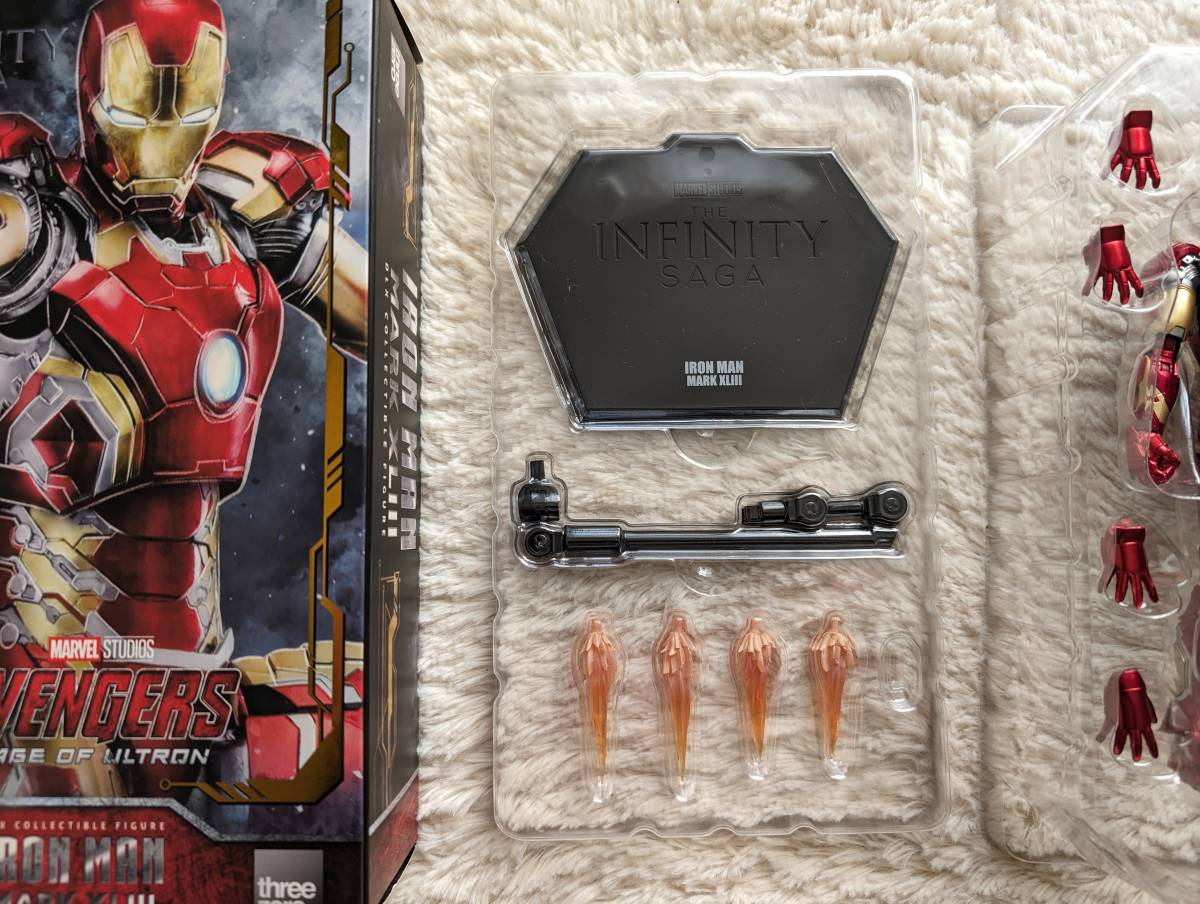 ☆THREEZERO☆送料無料！フィギュア　DLXアイアンマン　マーク43 INFINITY SAGA☆MARVEL☆IRONMAN MK 43☆AVENGERS_画像3