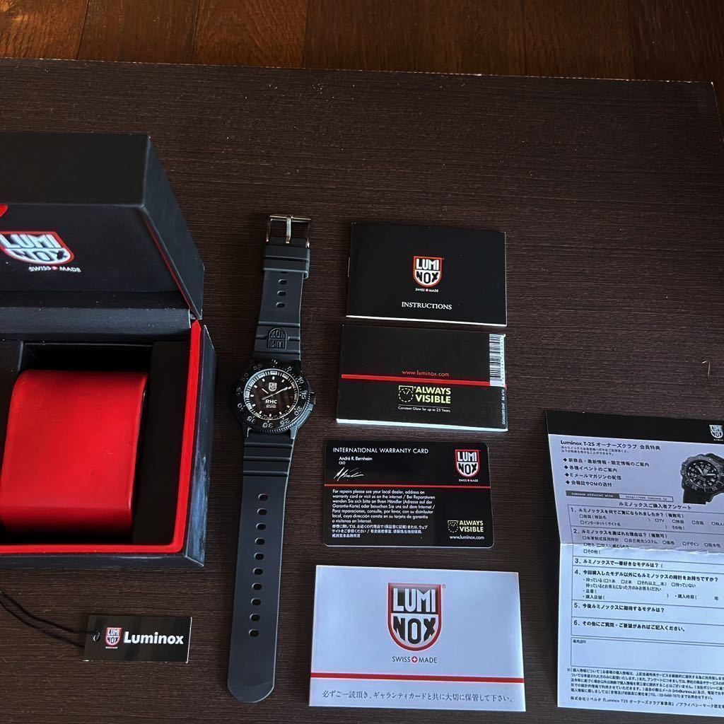 希少!未使用品! LUMINOX ルミノックス ロンハーマン 限定300本 ネイビーシールズ 3001 Ron Herman NAVY SEALS / ナイトホーク木村拓哉 ！_画像4