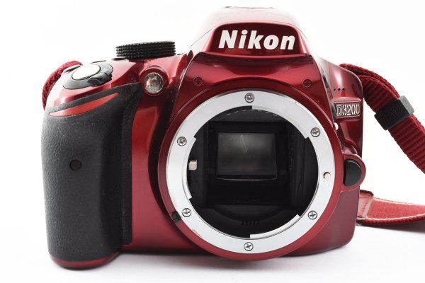 ★難あり品★ Nikon ニコン D3200 ボディ レッド #13624_画像4
