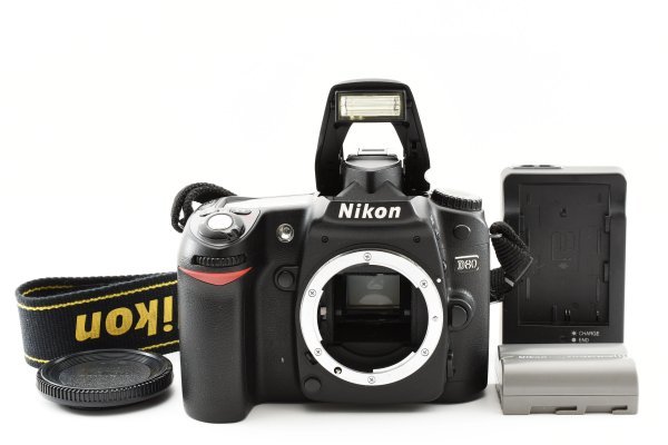 ★撮影枚数5,640枚・フラッシュ収納不可★ Nikon ニコン D80 ボディ #13664MTT