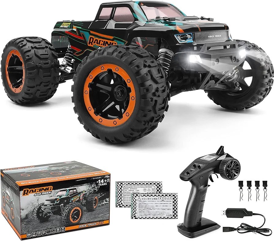 ラジコンカー HBXラジコンカー オフロード 4WD 1/16 RTR 電動RCカー 2.4Ghz無線操作 リモコンカー 40 km/h 高速 競技可能 レーシング_画像1