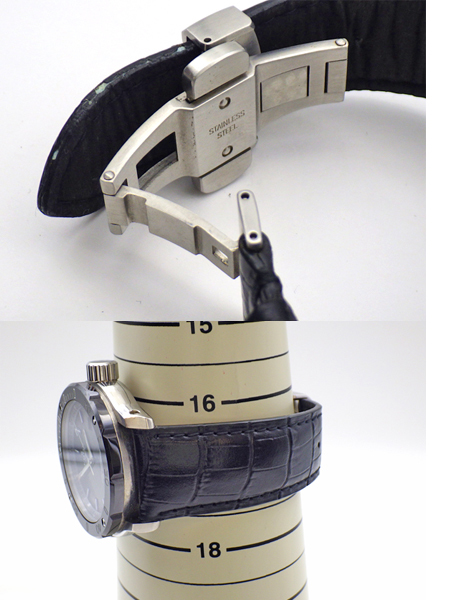 EDOX エドックス 80099 クロノオフショア1 500M デイト 黒文字盤 AT/自動巻 箱付 腕時計 稼働品の画像8